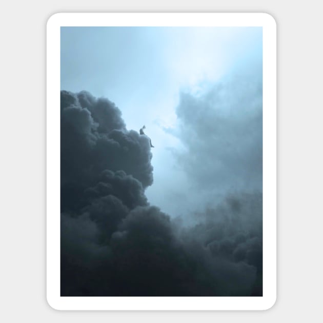NF Clouds Sticker by Lottz_Design 